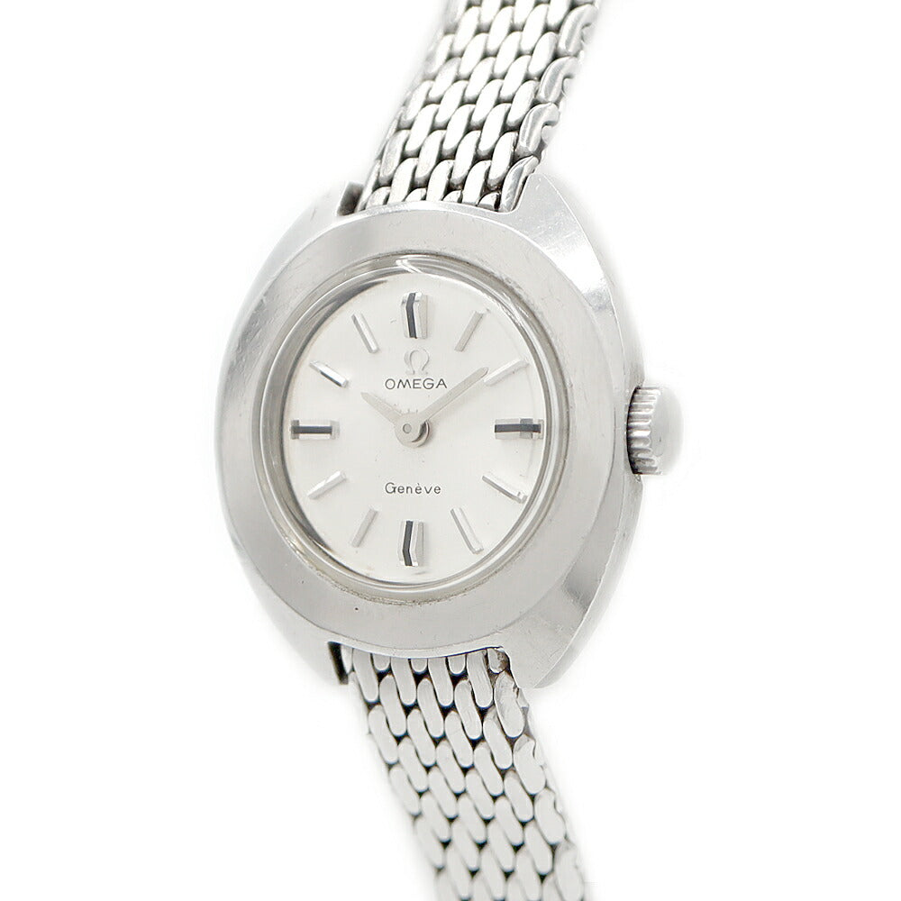 OMEGA オメガ ジュネーブ ST 515.721 5321 Cal.485 17石 シルバー SS ステンレス レディース 手巻き アンティーク ヴィンテージ【腕時計】【中古】