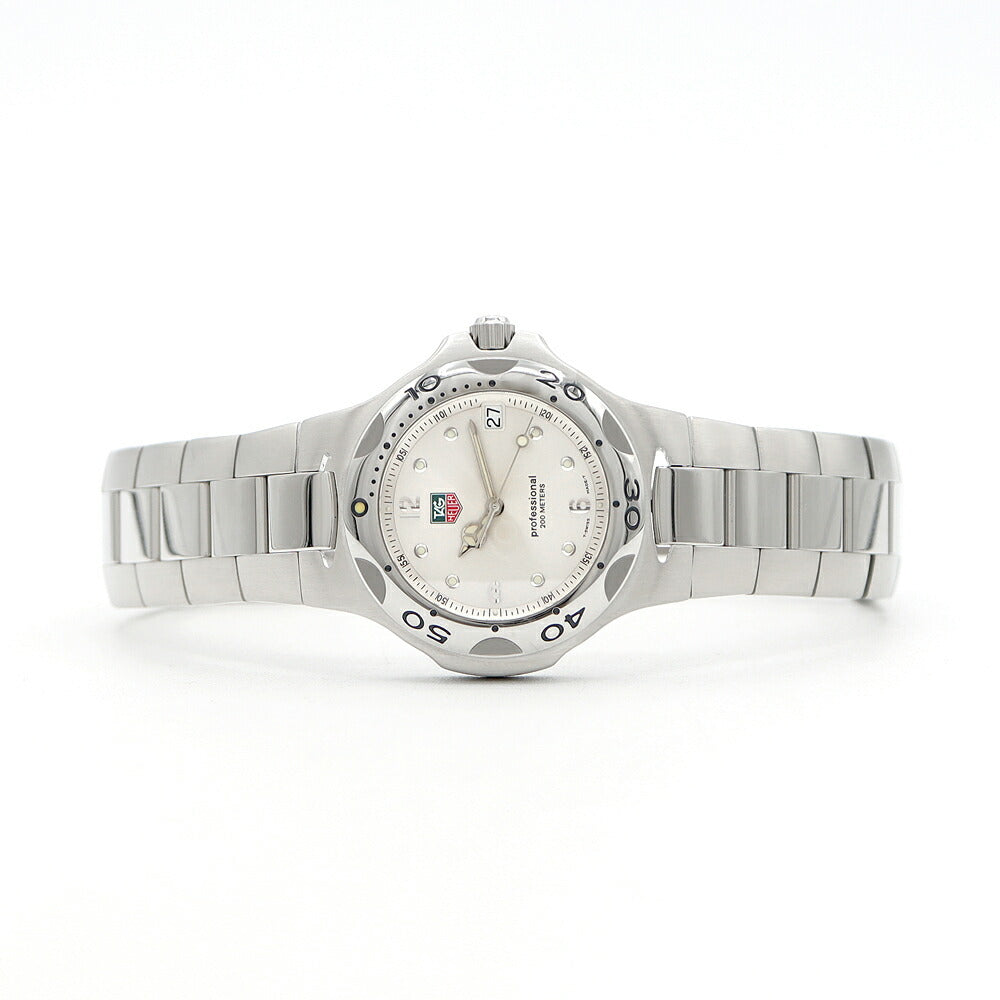 電池交換済 TAG Heuer タグホイヤー キリウム WL1114 デイト 200m防水 シルバー SS ステンレス メンズ クォーツ【6ヶ月保証】【腕時計】【中古】
