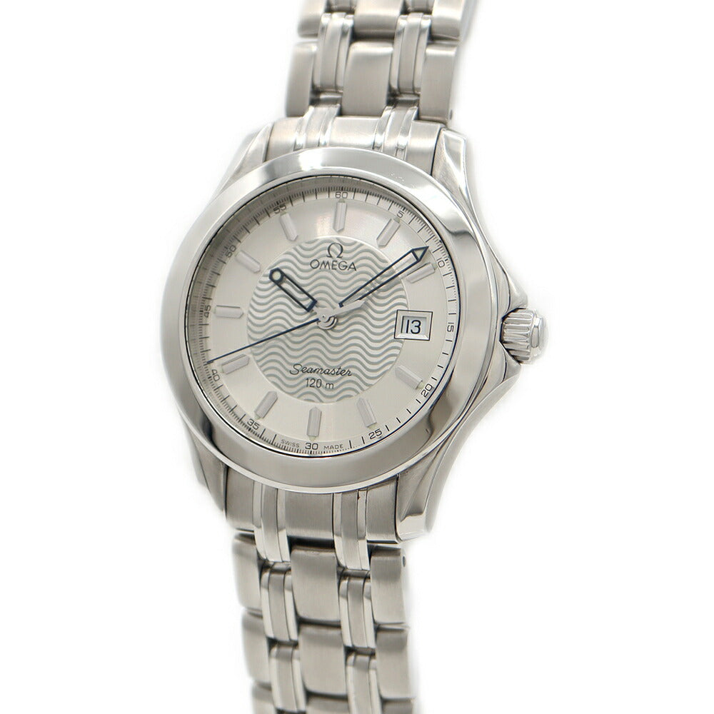 電池交換済 OMEGA オメガ シーマスター 120 2511.31 120m防水 デイト シルバー SS ステンレス メンズ クォーツ【6ヶ月保証】【腕時計】【中古】