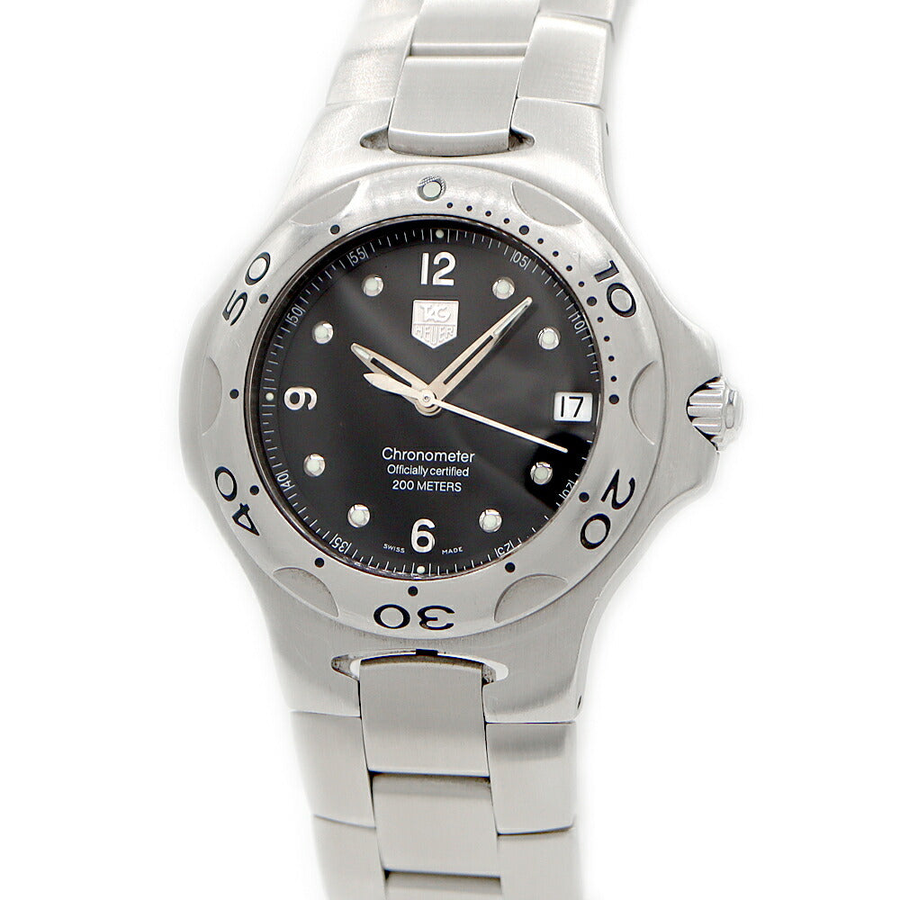 TAG Heuer タグホイヤー キリウム WL5111-0 デイト 200m防水 黒 ブラック SS ステンレス メンズ 自動巻き【6ヶ月保証】【腕時計】【中古】