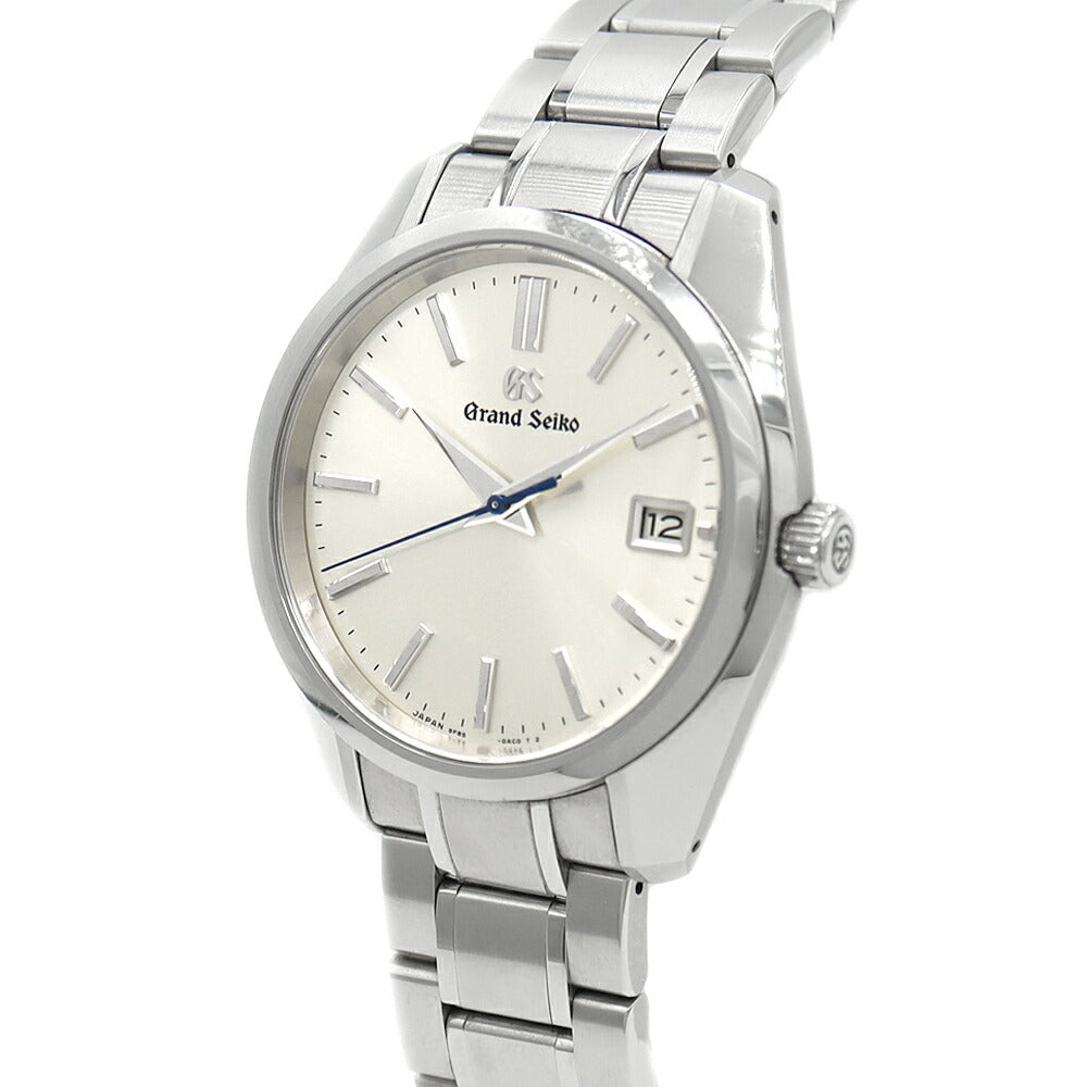 電池交換済 SEIKO セイコー GS グランドセイコー ヘリテージコレクション 9F85-0AD0 100m防水 デイト シルバー SS ステンレス メンズ クォーツ【6ヶ月保証】【腕時計】【中古】