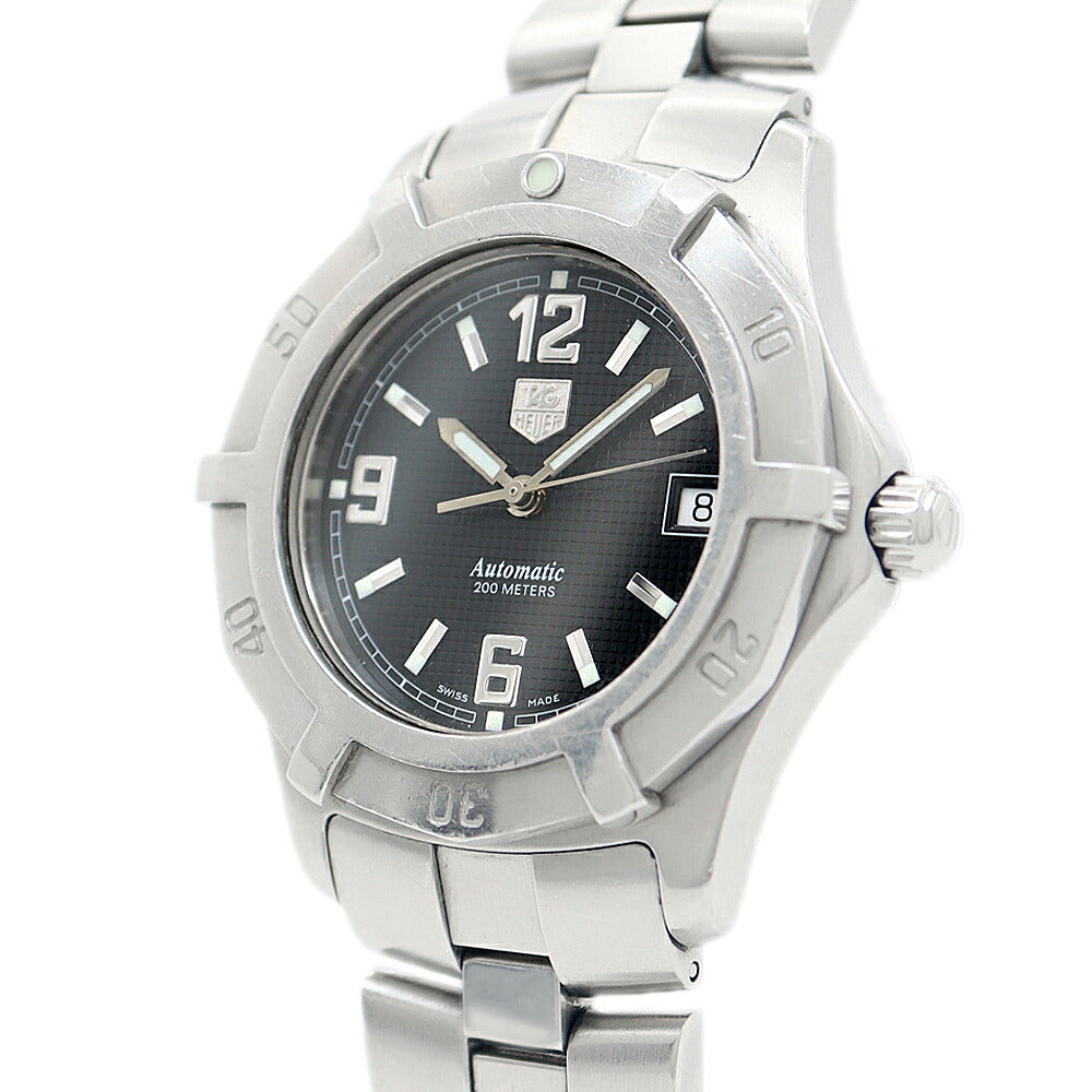 TAG Heuer タグホイヤー 2000 エクスクルーシブ WN2111 デイト 200m防水 黒 ブラック SS ステンレス メンズ 自動巻き【6ヶ月保証】【腕時計】【中古】