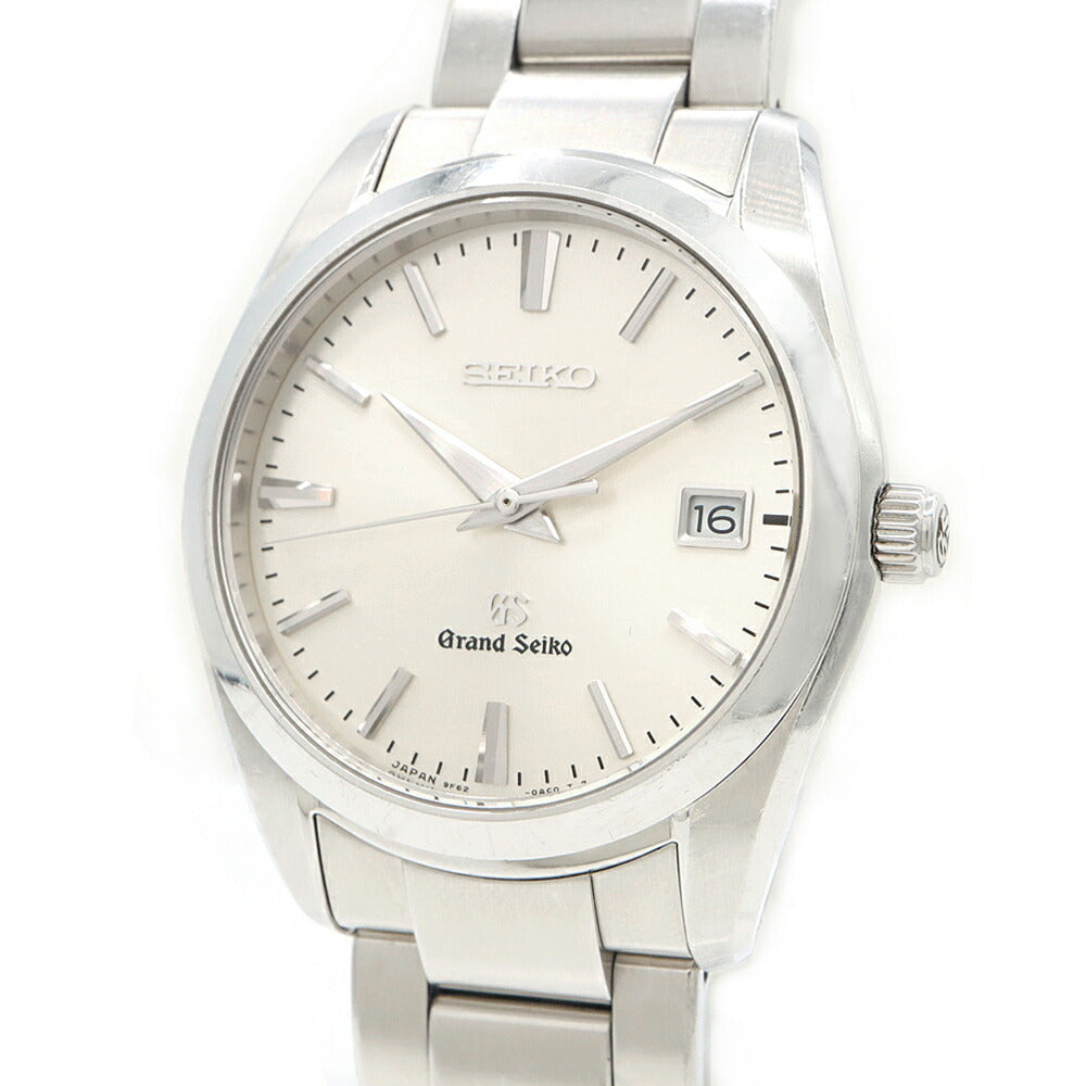 電池交換済 SEIKO セイコー グランドセイコー GS 9F62-0AB0 SBGX063 デイト 100m防水 シルバー SS ステンレス メンズ クォーツ【6ヶ月保証】【腕時計】【中古】