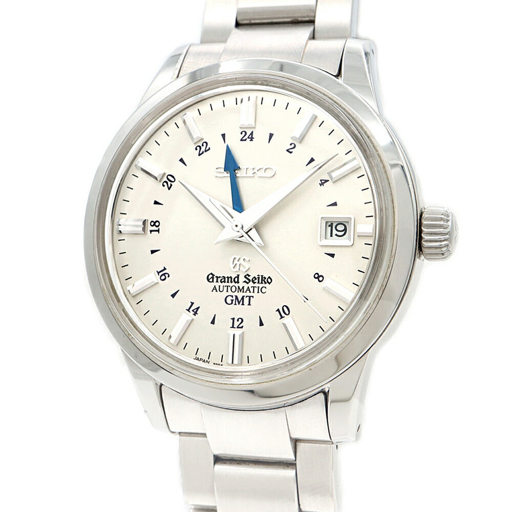 SEIKO セイコー グランドセイコー GS メカニカル GMT 9S56-00B0 SMGM003 デイト シルバー SS ステンレス メンズ 自動巻き【6ヶ月保証】【腕時計】【中古】