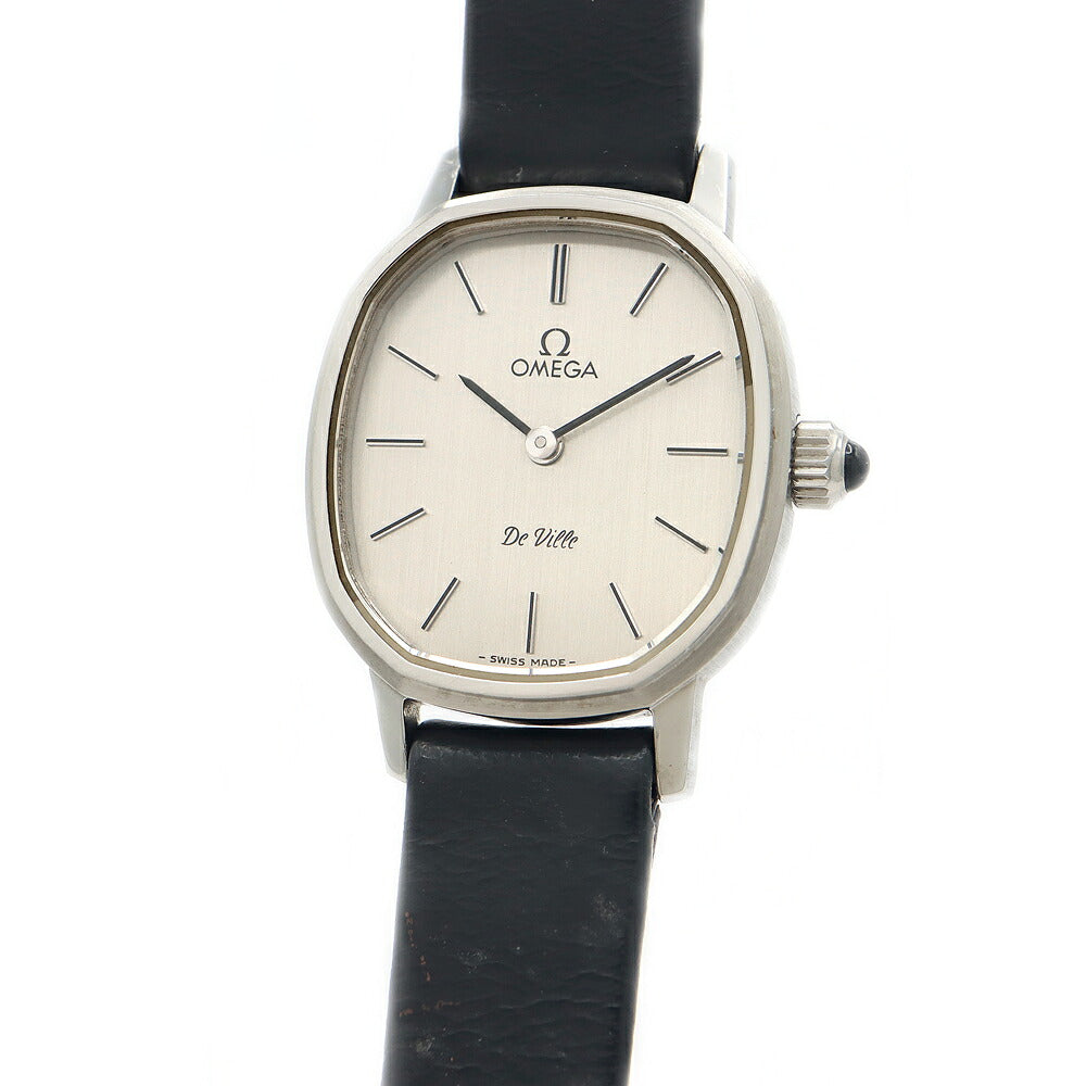 OMEGA オメガ DeVille デビル 511.0568 Cal.625 17石 シルバー SS ステンレス 純正ベルト 純正尾錠 レディース 手巻き デヴィル アンティーク ヴィンテージ【腕時計】【中古】