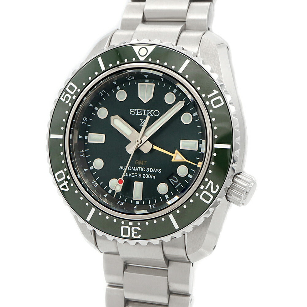 SEIKO セイコー プロスペックス ダイバーズ 1968 ヘリテージ GMT 6R54-00D0 デイト 200m防水 緑 グリーン SS ステンレス CE セラミック メンズ 自動巻き【6ヶ月保証】【腕時計】【中古】