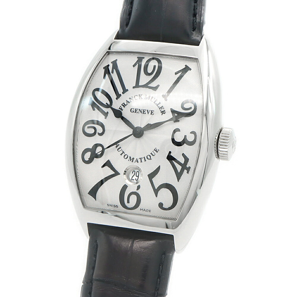 FRANCK MULLER フランクミュラー トノーカーベックス デイト 8880BSCDT シルバー SS ステンレス 純正尾錠 メンズ 自動巻き【6ヶ月保証】【中古】【腕時計】