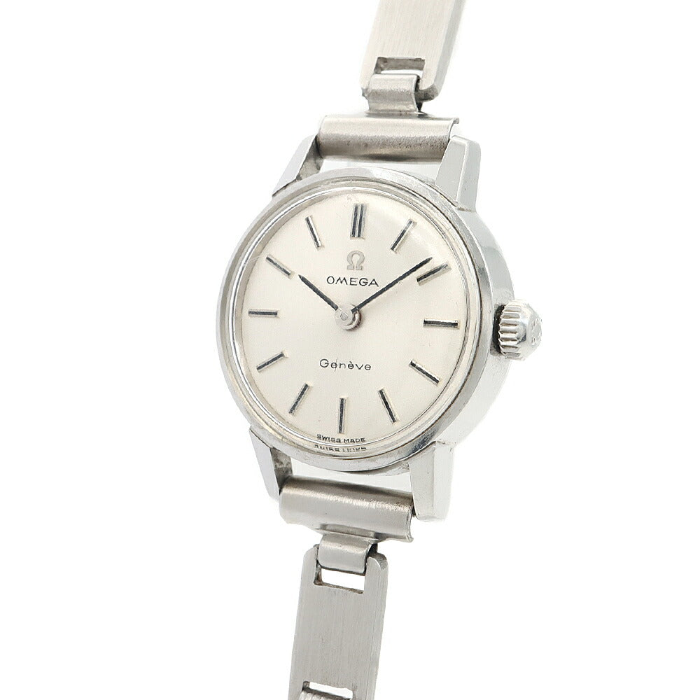 OMEGA オメガ Geneve ジュネーブ 511.006 535.006 Cal.630 17石 シルバー SS ステンレス レディース 手巻き アンティーク ヴィンテージ【腕時計】【中古】