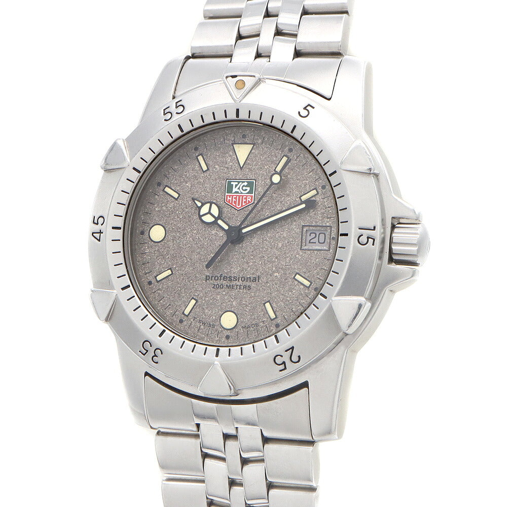 電池交換済 TAG Heuer タグホイヤー プロフェッショナル 200 959.7066 デイト 200m防水 グレー トリチウム SS ステンレス メンズ クォーツ【6ヶ月保証】【腕時計】【中古】