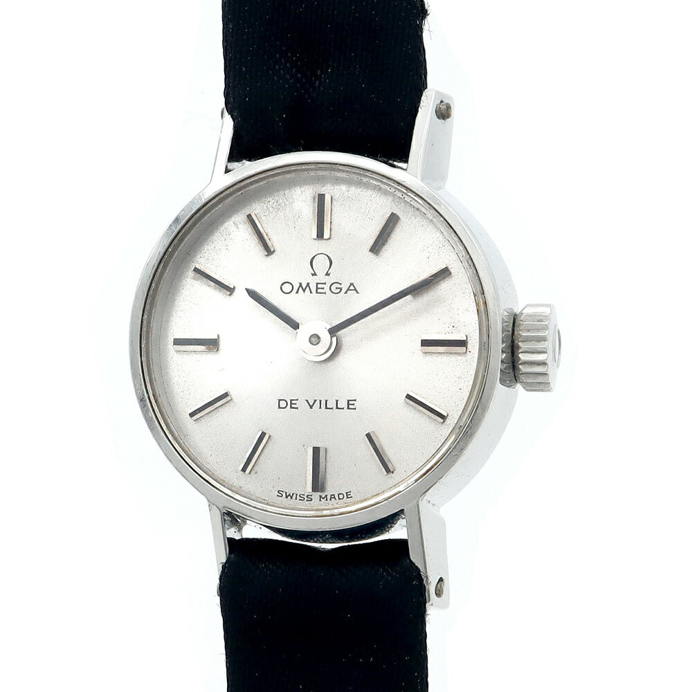 OMEGA オメガ デビル DeVille 511.0388 Cal.485 17石 シルバー SS ステンレス レディース 手巻き アンティーク ヴィンテージ デヴィル【腕時計】【中古】