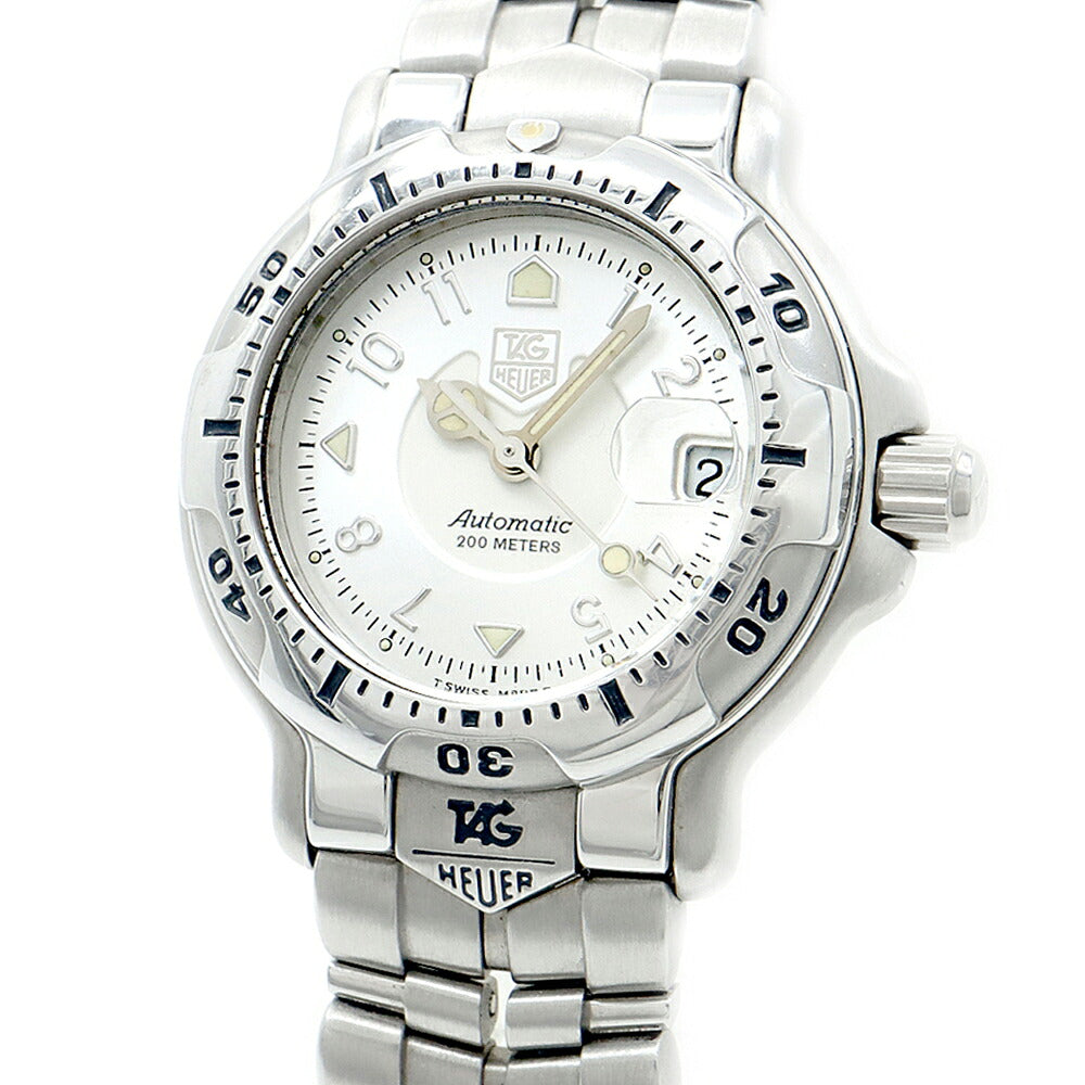 TAG Heuer タグホイヤー 6000シリーズ WH2311-K1 デイト 200m防水 シルバー SS ステンレス レディース 自動巻き【6ヶ月保証】【腕時計】【中古】