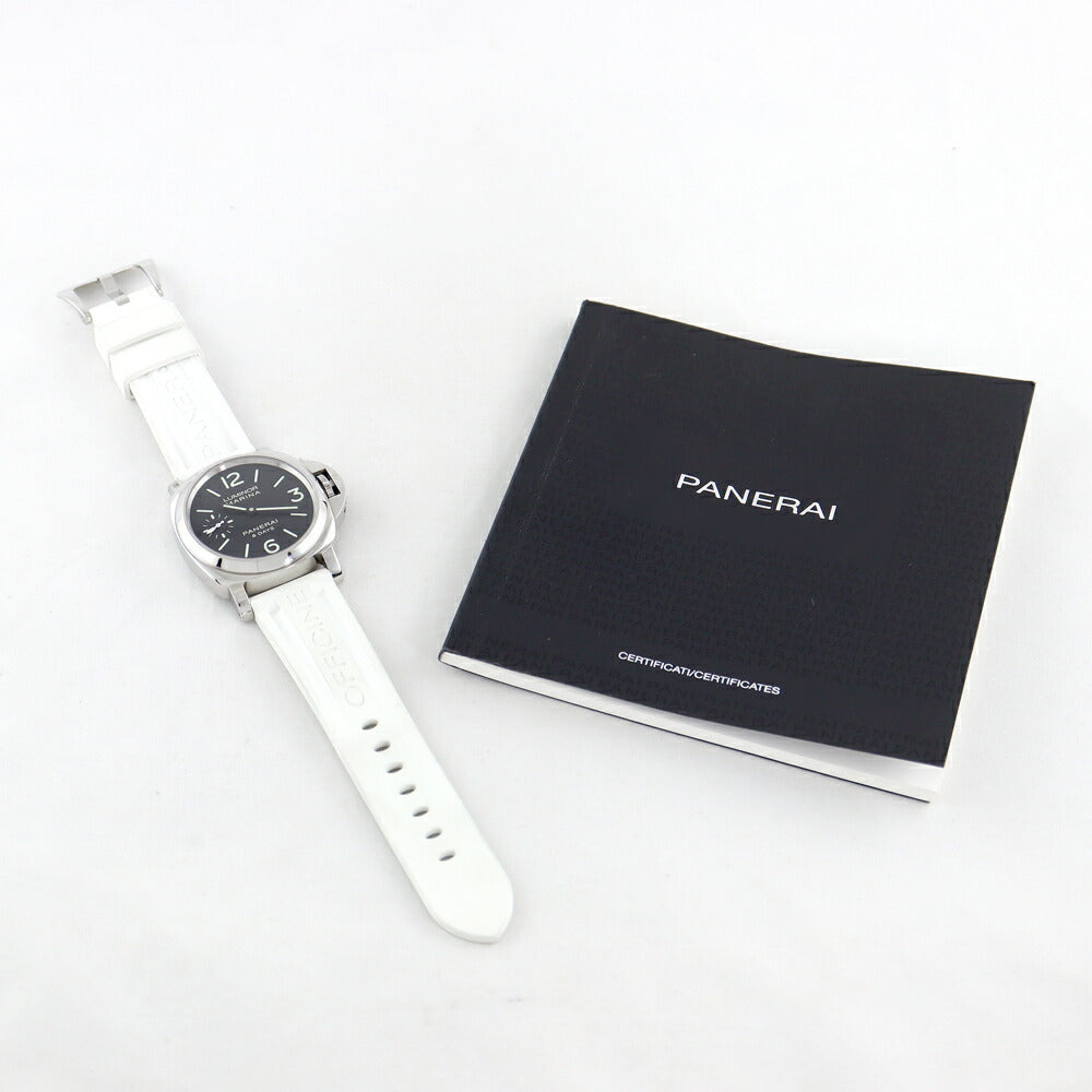 PANERAI パネライ LUMINOR MARINA ルミノールマリーナ 8DAYS 44mm PAM00510 スモールセコンド 黒 ブラック SS ステンレス 純正ベルト 純正尾錠 メンズ 手巻き【6ヶ月保証】【腕時計】【中古】
