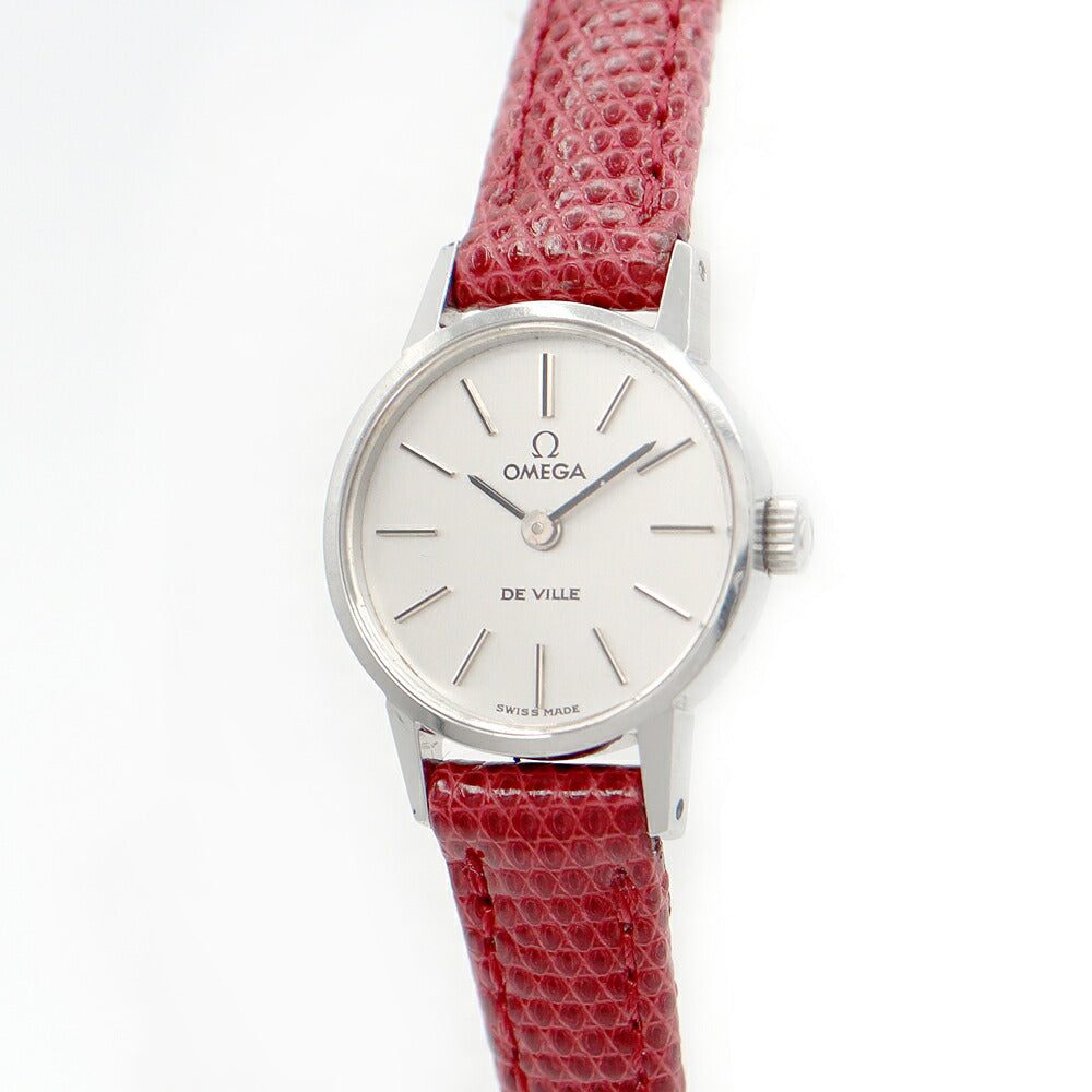 希少品 OMEGA オメガ DeVille デビル 511.0371 Cal.625 シルバー SS ステンレス 純正尾錠 レディース 手巻き アンティーク ヴィンテージ デヴィル【腕時計】【中古】