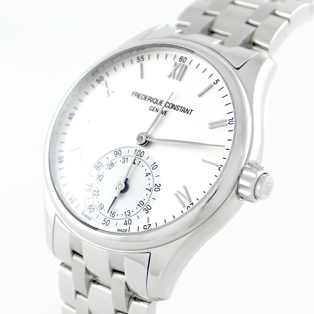 FREDERIQUE CONSTANT フレデリックコンスタント オロロジカル スマートウォッチ FC-285X5B4/6 シルバー SS ステンレス メンズ スマートウォッチ【6ヶ月保証】【腕時計】【中古】