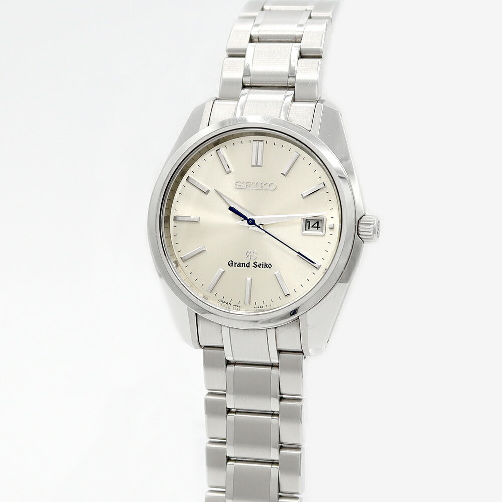 電池交換済 SEIKO セイコー グランドセイコー GS 9F82-0AA0 SBGV005 マスターショップ限定 100m防水 デイト シルバー アイボリー SS ステンレス メンズ クォーツ【6ヶ月保証】【腕時計】【中古】