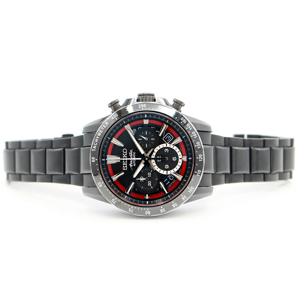 SEIKO セイコー ブライツ アナンタ 中澤佑二 モデル クロノグラフ 8R28-00M0 SAEK017 700本限定 デイト 黒 ブラック SS ステンレス メンズ 自動巻き【6ヶ月保証】【腕時計】【中古】