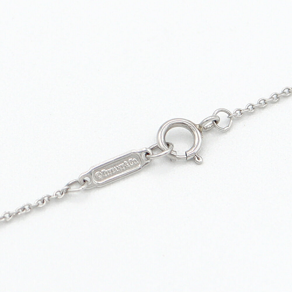 TIFFANY&Co. ティファニー ペーパーフラワーファイヤーフライ ミニ アクアマリン ティファニーブルー ダイヤモンド PT950 プラチナ ネックレス【ジュエリー】【中古】