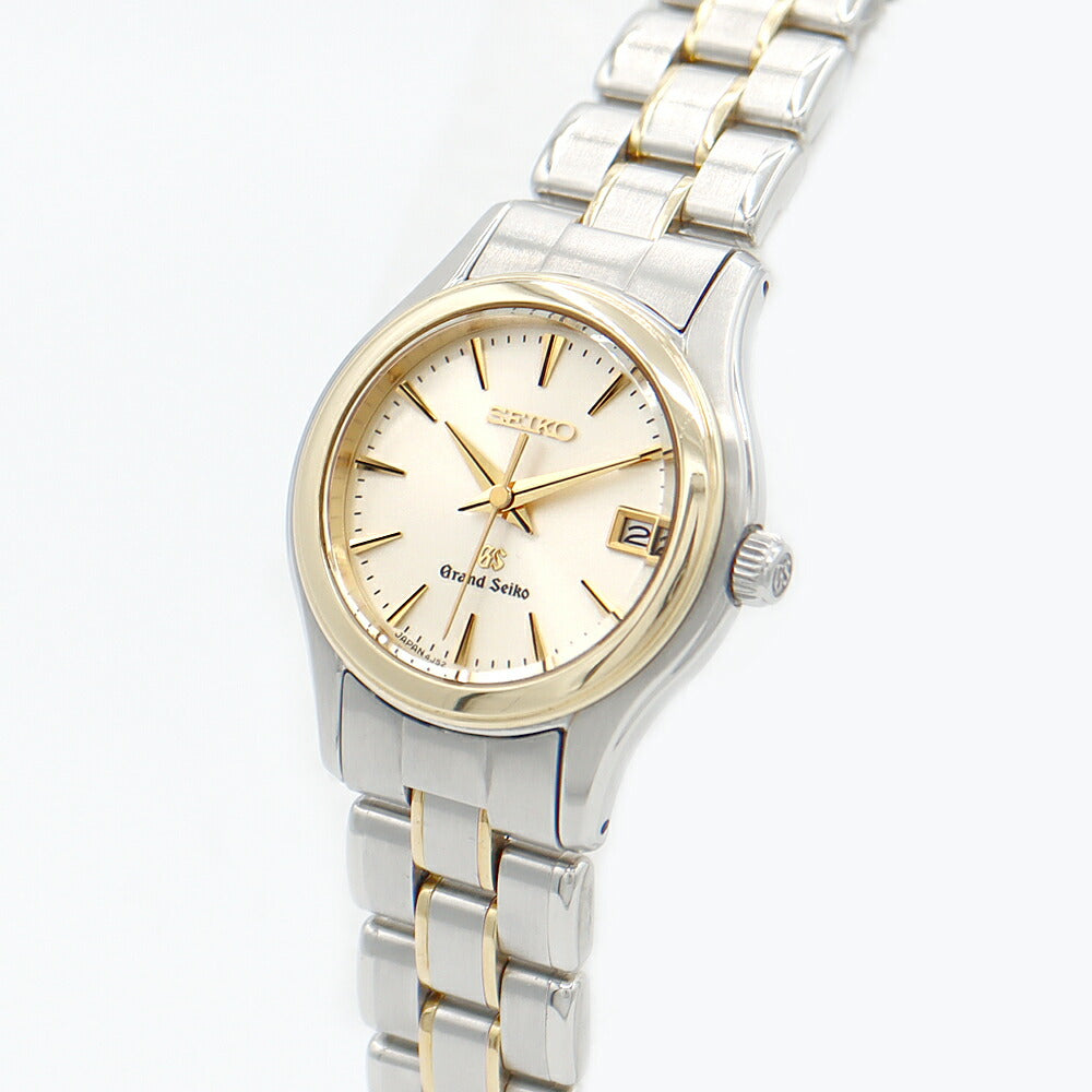 電池交換済 SEIKO セイコー グランドセイコー GS STGF022 4J52-0A20 シルバー K18YG SS ステンレス コンビ レディース クォーツ 【6ヶ月保証】【腕時計】【中古】