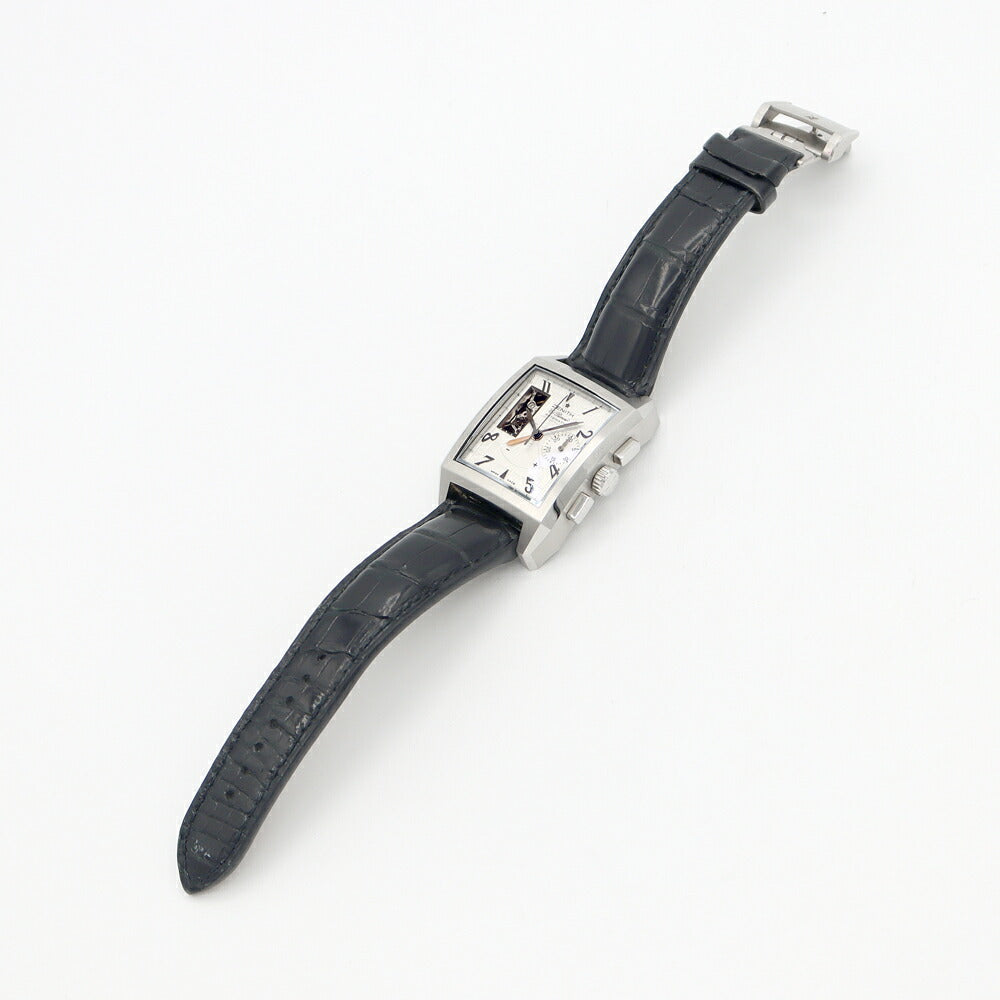 ZENITH ゼニス ポートロワイヤル オープン エルプリメロ 03.0540.4021 01.C503 パワーリザーブ シルバー SS ステンレス 純正ベルト 純正尾錠 メンズ 自動巻き【6ヶ月保証】【腕時計】【中古】