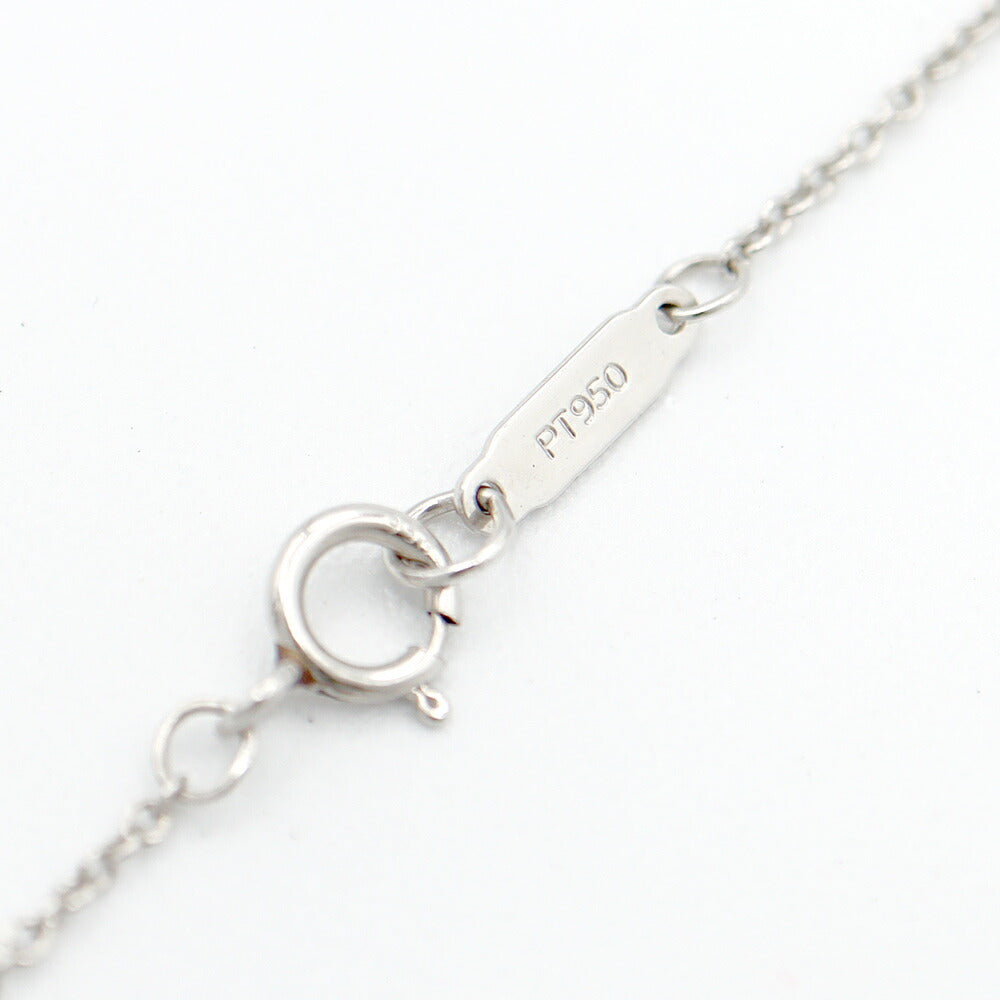 TIFFANY&Co. ティファニー ヴィクトリア ミニ 純正ダイヤモンド 4Pダイヤ マーキスシェイプダイヤモンド PT950 プラチナ ネックレス【ジュエリー】【中古】