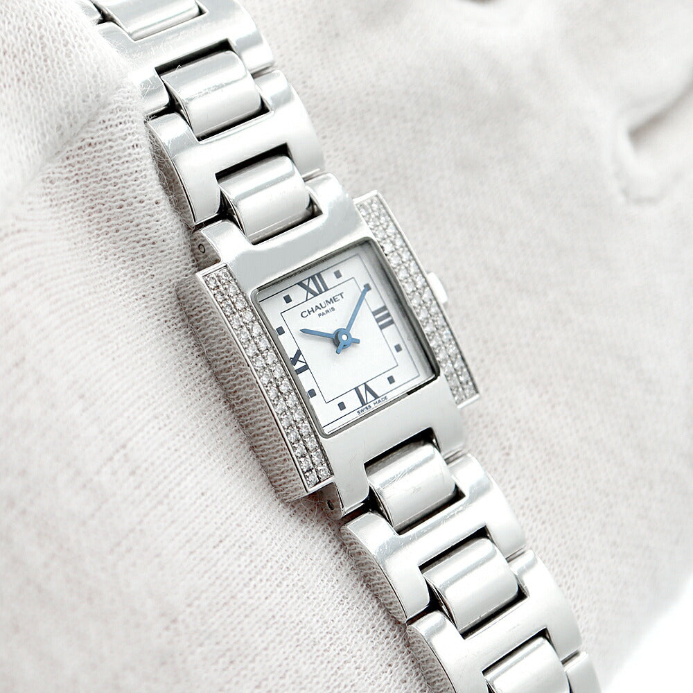 Battery replacement CHAUMET Shome STIL DU Shome Genuine Diamond Double Diamond Diamond Diamond White White White White White White SS Stainless Ladies Quartz
