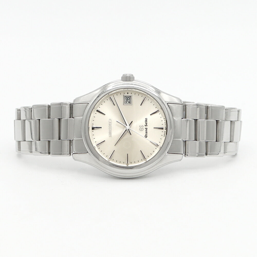 電池交換済 SEIKO セイコー Grand Seiko GS グランドセイコー 9F62-0A10 SBGX005 デイト 100m防水 シルバー SS ステンレス メンズ クォーツ【6ヶ月保証】【腕時計】【中古】