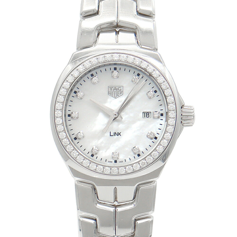 電池交換済 TAG Heuer タグホイヤー リンク WBC1316 デイト 100m防水 