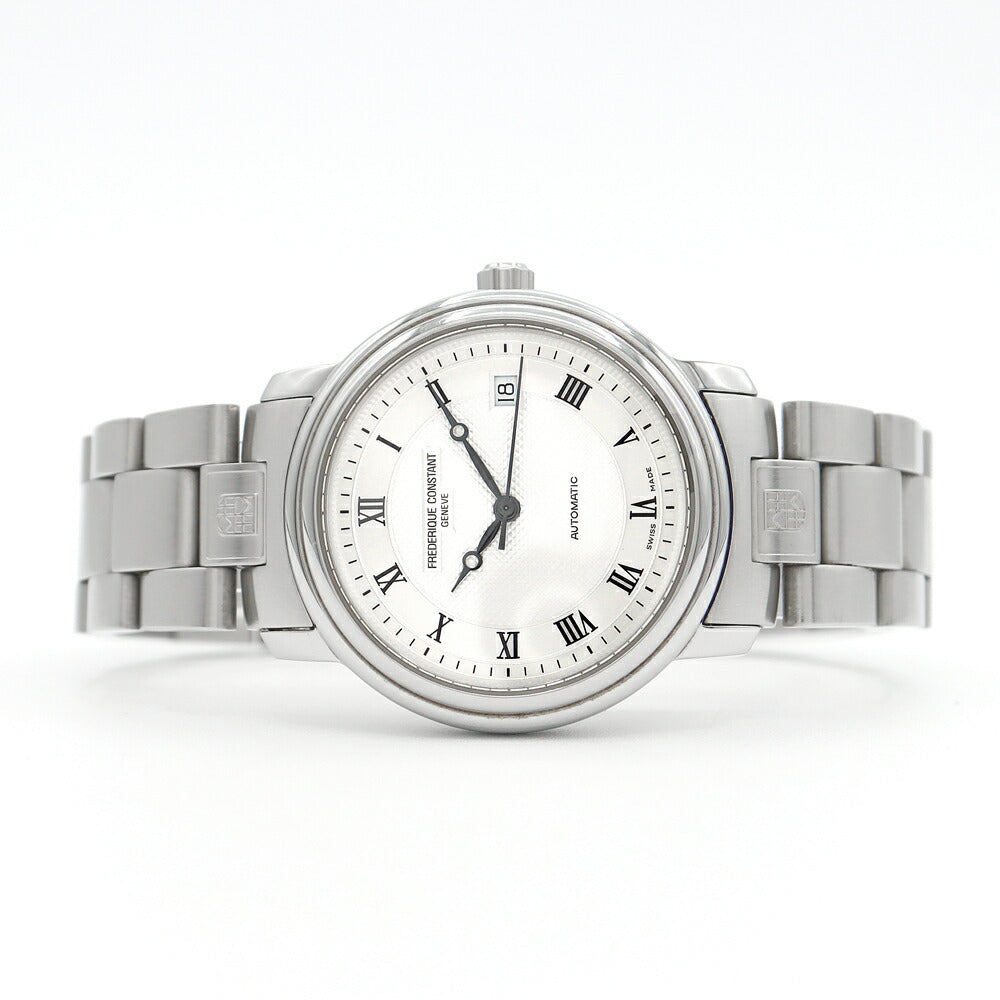 FREDERIQUE CONSTANT フレデリックコンスタント クラシック FC-303 デイト シルバー SS ステンレス メンズ 自動巻き 【6ヶ月保証】【腕時計】【中古】