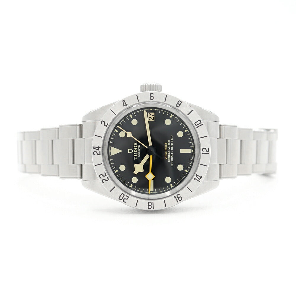 内部点検済 TUDOR チュードル チューダー ブラックベイ プロ GMT 79470 M79470-0001 デイト 黒 ブラック SS ステンレス メンズ 自動巻き 【6ヶ月保証】【腕時計】【中古】