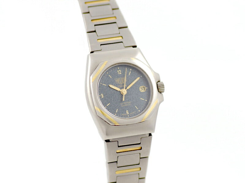 電池交換済 TAG Heuer ホイヤー チタニウム 825208 100m防水 ブラック チタン レディース クォーツ タグホイヤー【6ヶ月保証】【腕時計】【中古】