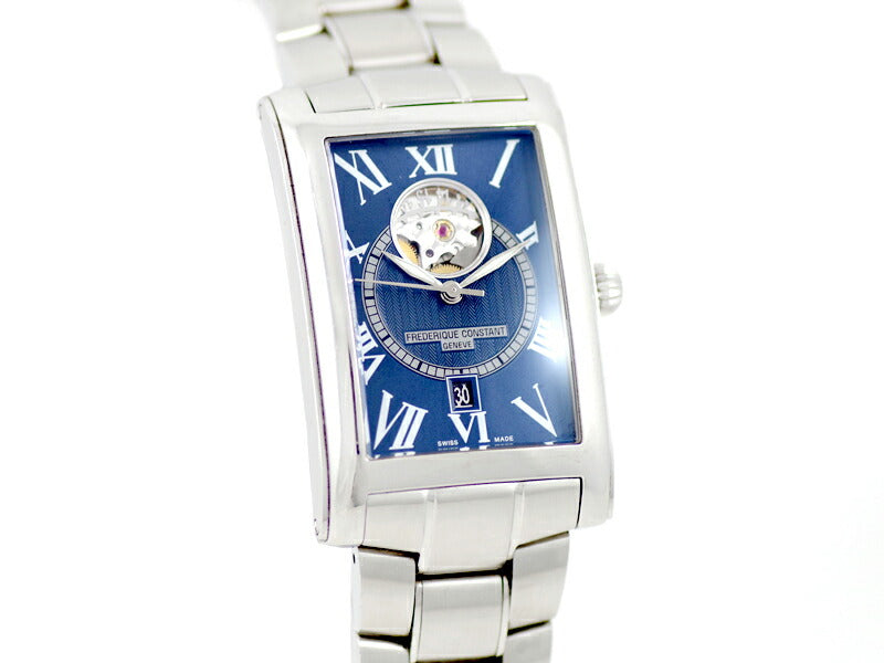 FREDERIQUE CONSTANT フレデリックコンスタント カレ ハートビート FC-303/310/315X4C4/5/6 青 ブルー SS ステンレス メンズ 自動巻き【6ヶ月保証】【腕時計】【中古】