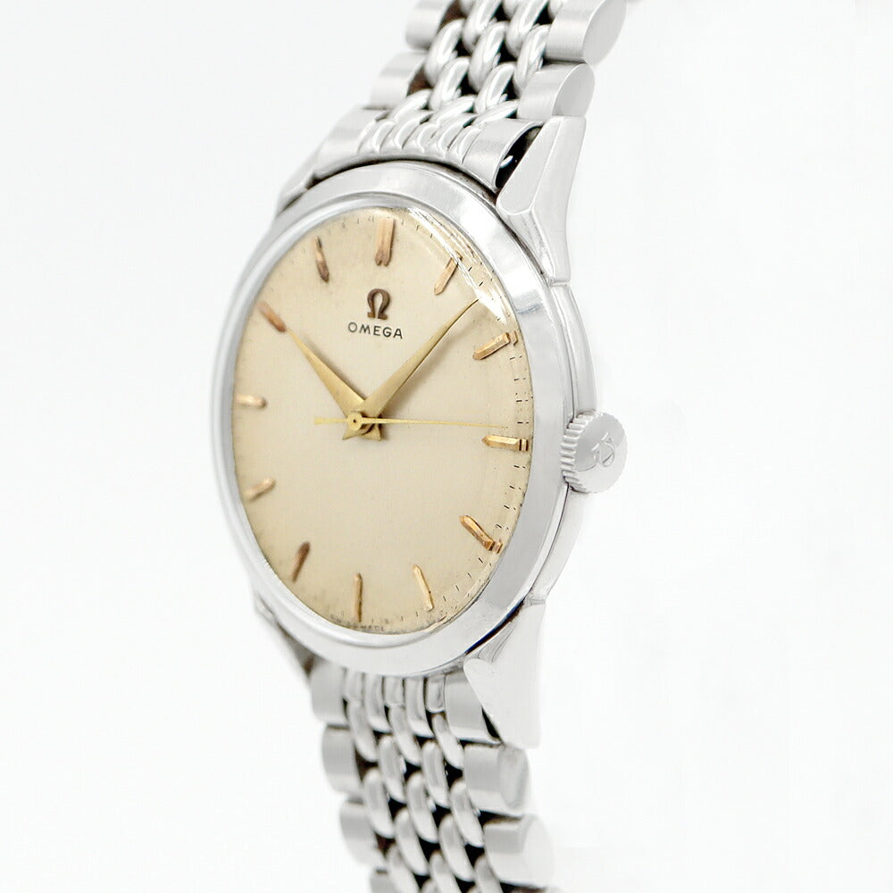 OMEGA オメガ Cal.283 2608 13 SC 17石 シルバー SS ステンレス メンズ 手巻き アンティーク ヴィンテージ【腕時計】【中古】