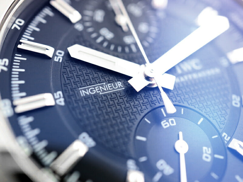 内部点検済 IWC インターナショナルウォッチカンパニー インジュニア クロノグラフ IW372501 ブラック 黒 SS メンズ 自動巻き 【6ヶ月保証】【腕時計】【中古】