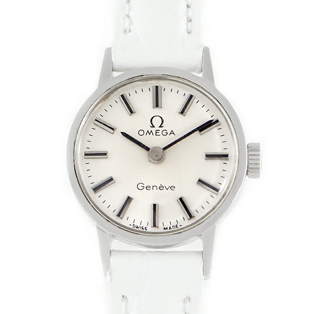 ☆希少品 OMEGA オメガ Geneve ジュネーブ 511.0451 Cal.625 シルバー SS ステンレス レディース 手巻き アンティーク  ヴィンテージ【腕時計】【中古】