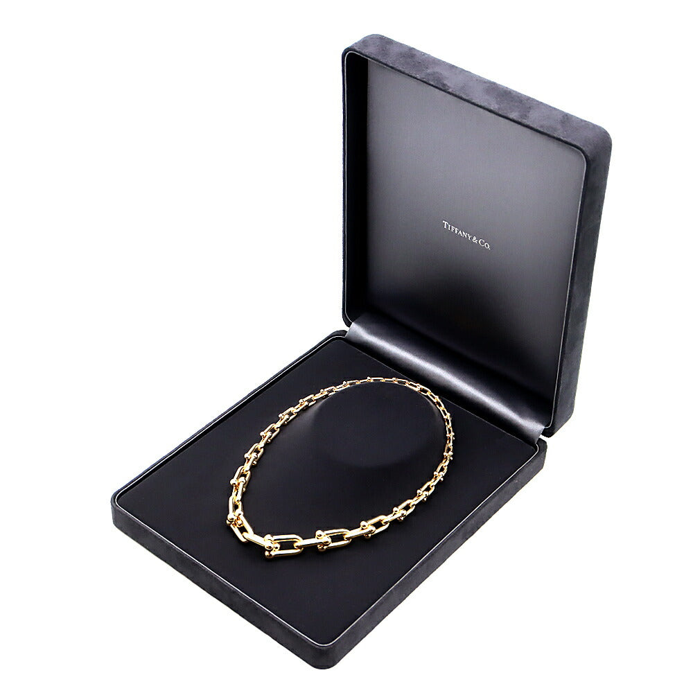 TIFFANY&Co. ティファニー ハードウェア グラジュエイテッド リンク K18YG イエローゴールド 金無垢 ユニセックス メンズ レディース ネックレス【ジュエリー】【中古】