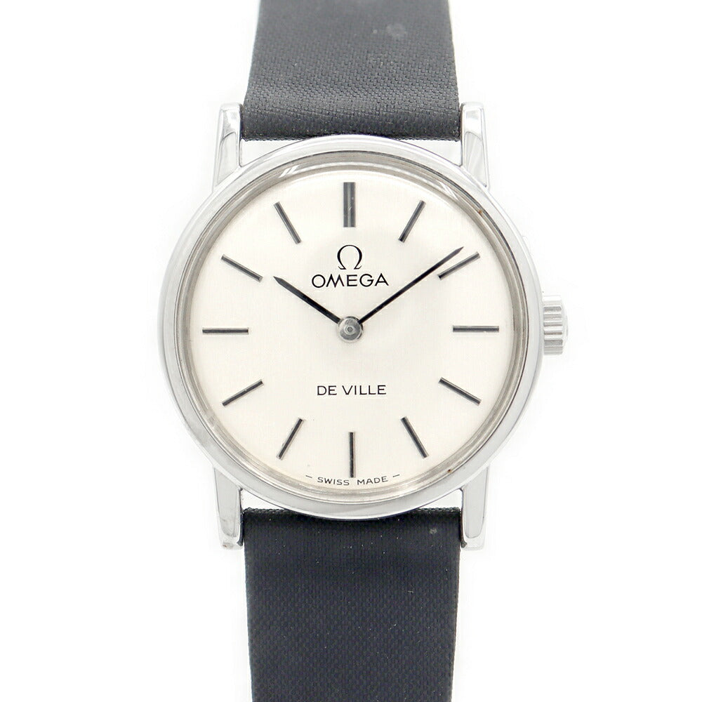 OMEGA DeVille 511.0532 Cal.625 17 stones Silver SS Stainless steel Genuine belt Genuine buckle Ladies Manual winding Antique Vintage DeVille [Watch] [Used]