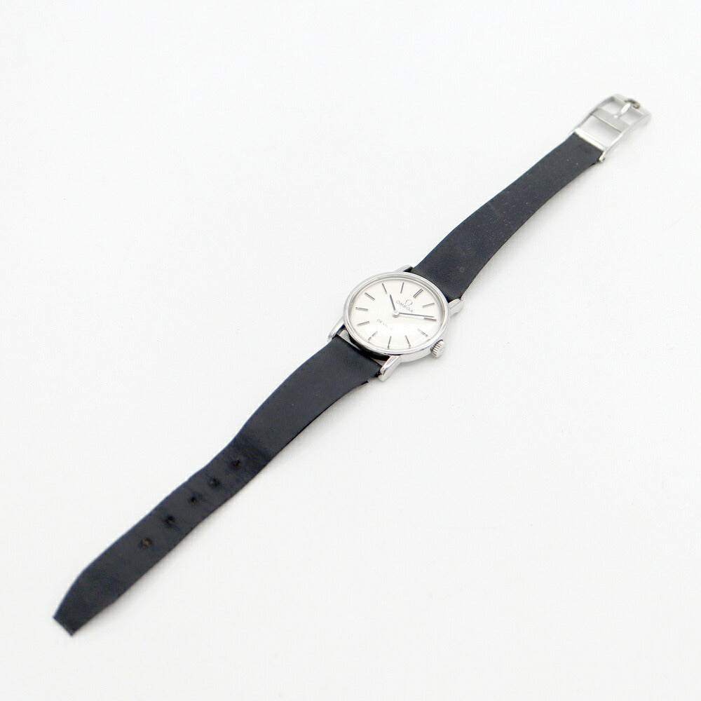 OMEGA DeVille 511.0532 Cal.625 17 stones Silver SS Stainless steel Genuine belt Genuine buckle Ladies Manual winding Antique Vintage DeVille [Watch] [Used]