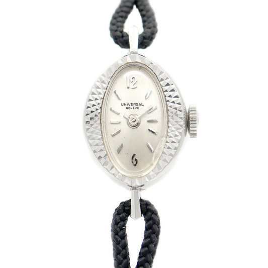 Universal Genve Universal Geneva Silver K14WG White Gold Ladies Manual Winding Antique Vintage [Watch] [Used]