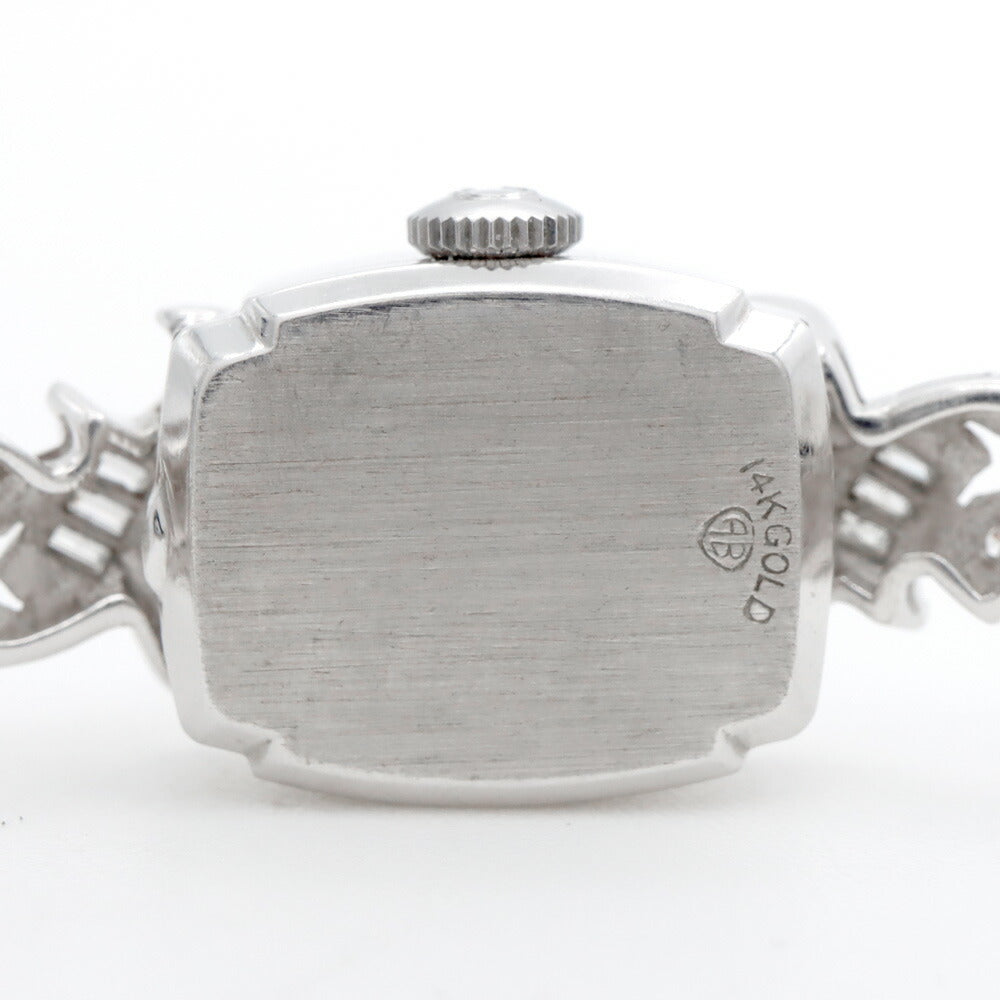 OMEGA オメガ 17石 Cal.483 シルバー K14WG ホワイトゴールド SS ステンレス レディース 手巻き アンティーク ヴィンテージ【腕時計】【中古】