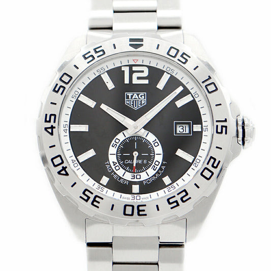 TAG Heuer TAG Heuer Formula 1 Caliber 6 WAZ2012 200m Water Resistant Small Second Date Black SS Stainless Steel Men's Automatic Winding Formula 1 [6 Month Warranty] [Watch] [Used]