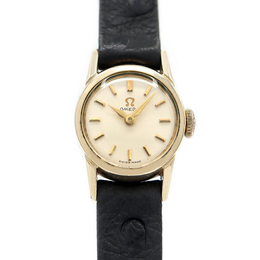 OMEGA 2778-23 Cal.482 17 stones silver YG yellow gold SS stainless steel ladies manual winding antique vintage [watch] [used]