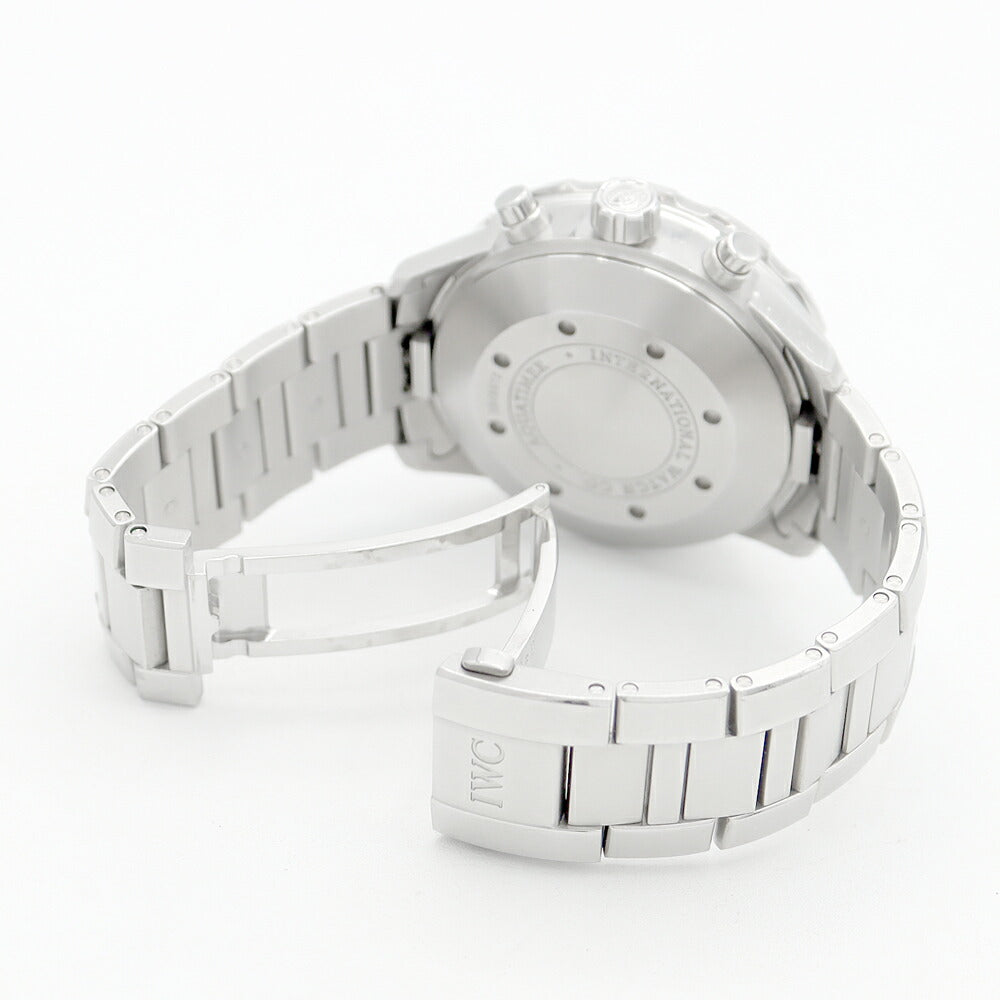 IWC インターナショナルウォッチカンパニー アクアタイマー クロノグラフ IW376710 デイデイト 120m防水 スモールセコンド 青 ブルー SS ステンレス メンズ 自動巻き【6ヶ月保証】【腕時計】【中古】
