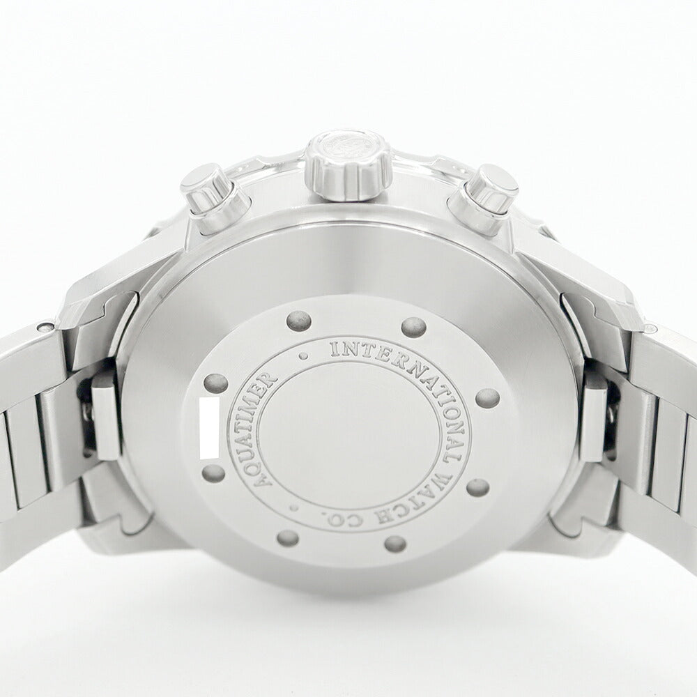 IWC インターナショナルウォッチカンパニー アクアタイマー クロノグラフ IW376710 デイデイト 120m防水 スモールセコンド 青 ブルー SS ステンレス メンズ 自動巻き【6ヶ月保証】【腕時計】【中古】