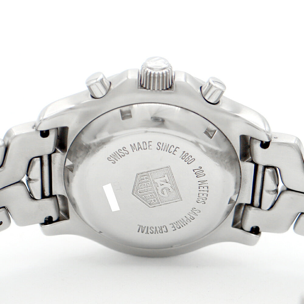 TAG Heuer タグホイヤー LINK リンク クロノグラフ CT2110 スモールセコンド デイト 200m防水 青 ブルー SS ステンレス メンズ 自動巻き【6ヶ月保証】【腕時計】【中古】