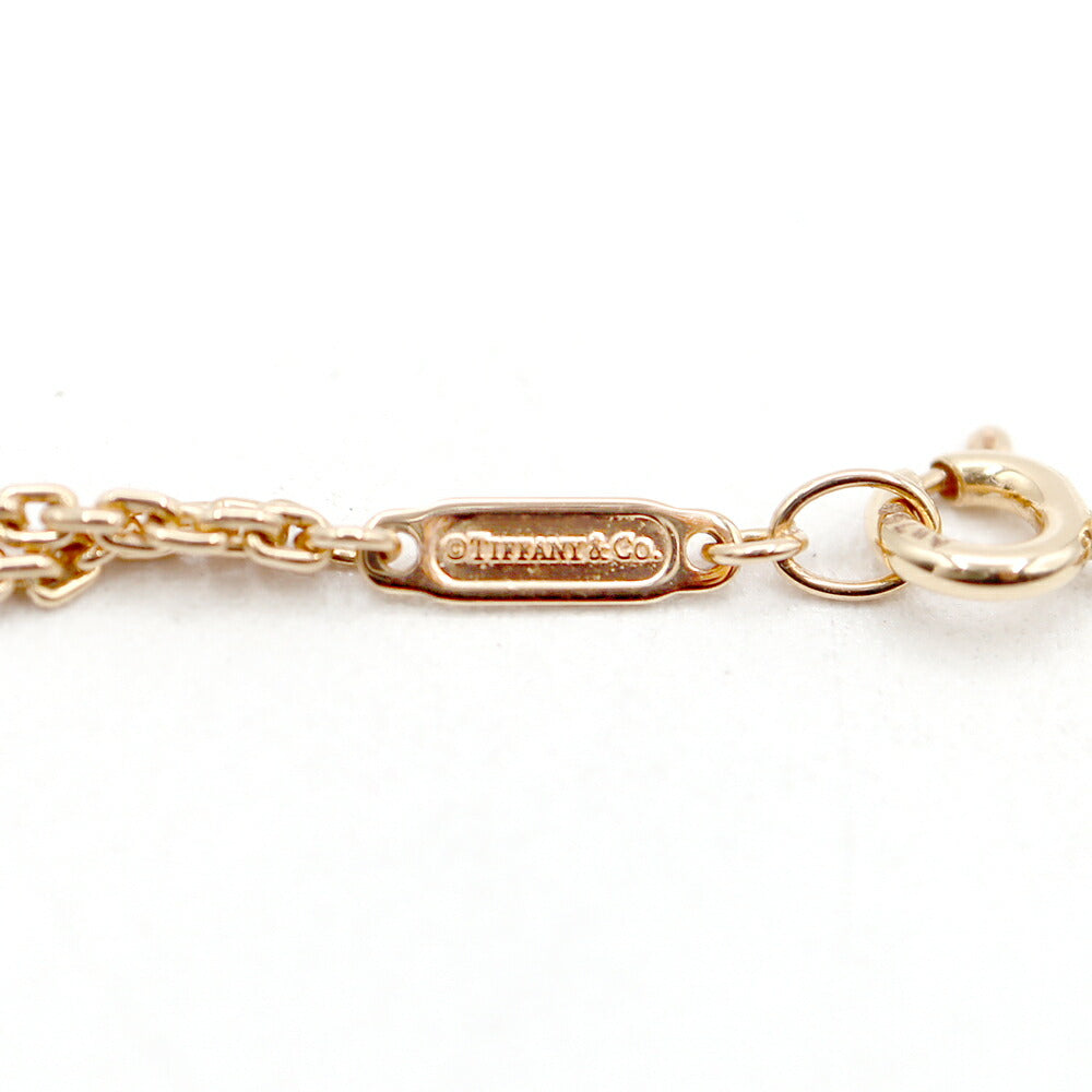 TIFFANY&Co. ティファニー ハードウェア ラージ ダブルリンク ペンダント パヴェ ダイヤモンド 68692504 K18PG ピンクゴールド 純正ダイヤモンド ユニセックス メンズ レディース ネックレス【ジュエリー】【中古】