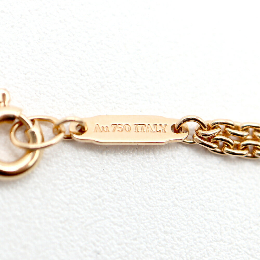 TIFFANY&Co. ティファニー ハードウェア ラージ ダブルリンク ペンダント パヴェ ダイヤモンド 68692504 K18PG ピンクゴールド 純正ダイヤモンド ユニセックス メンズ レディース ネックレス【ジュエリー】【中古】