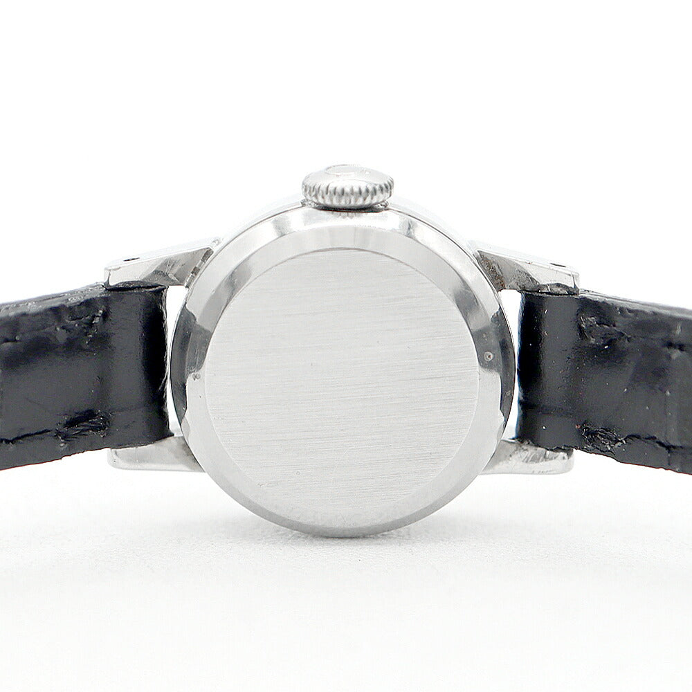 OMEGA TURLER W name cut glass 511.088 Cal.483 17 stones silver SS stainless steel ladies manual winding antique vintage [watch] [used]