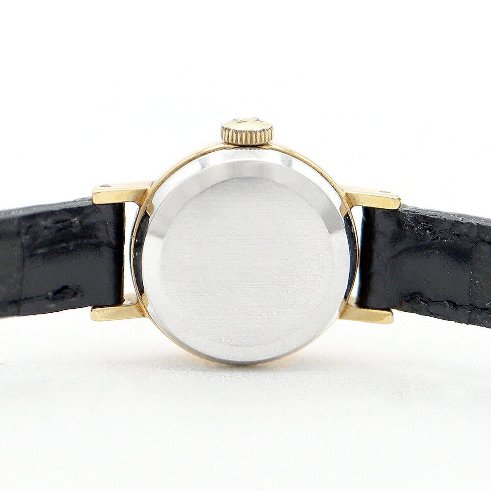 OMEGA オメガ DeVille デビル カットガラス 551.038 Cal.661 24石 シルバー YGP イエローゴールド レディース 自動巻き アンティーク ヴィンテージ デヴィル【腕時計】【中古】