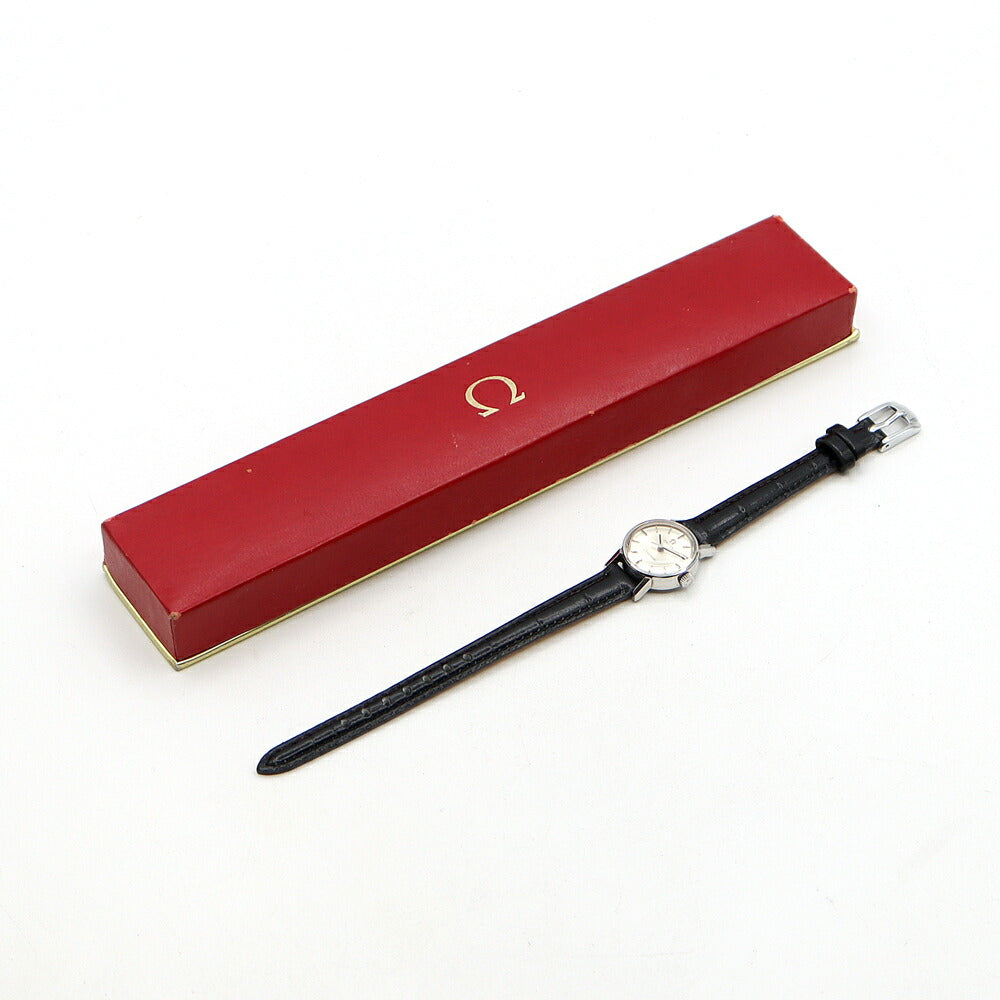 OMEGA オメガ Ladymatic レディーマチック 561.005 Cal.671 24石 シルバー SS ステンレス レディース 自動巻き アンティーク ヴィンテージ【腕時計】【中古】