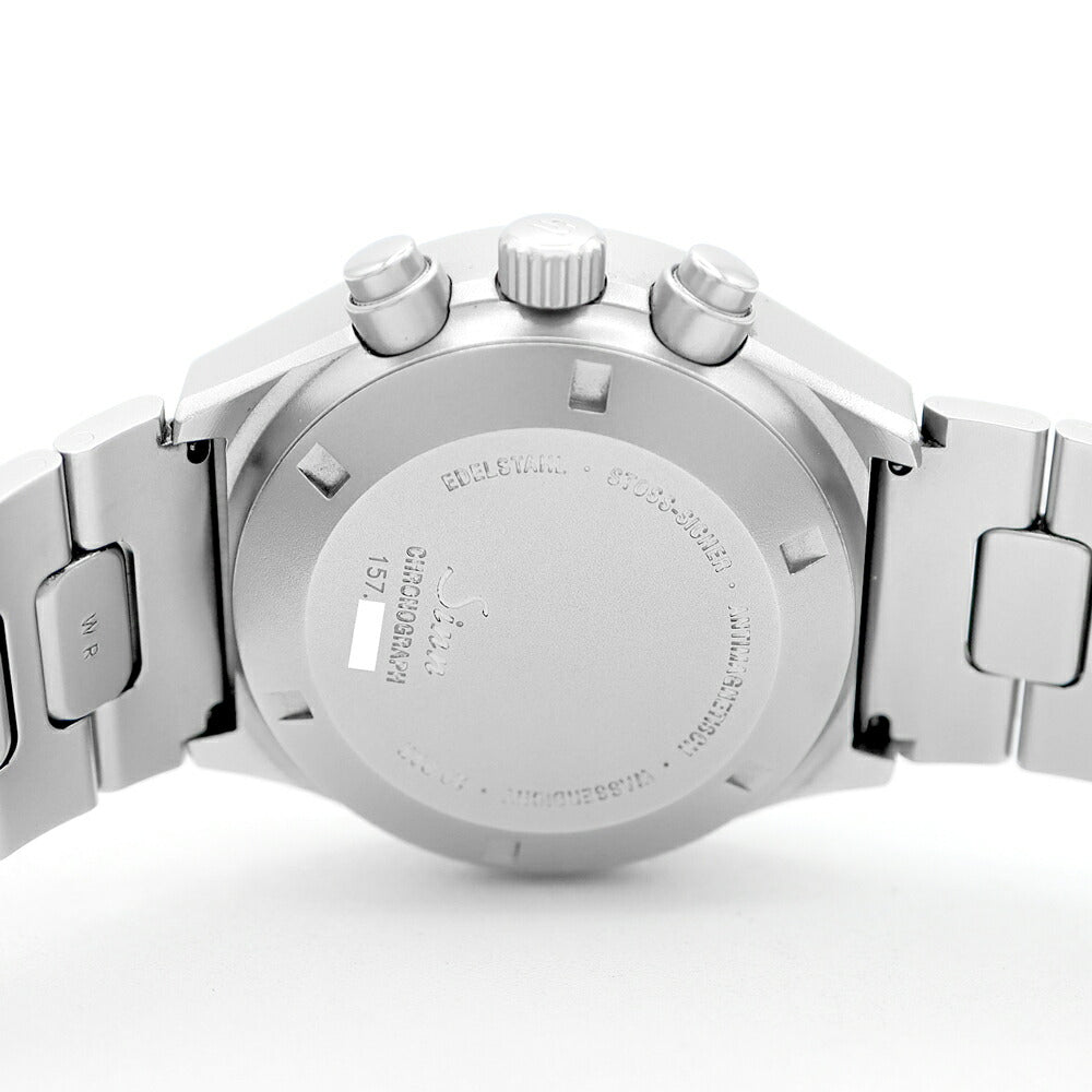 SINN ジン レマニア5100 ドイツ消防救急部隊用 デイデイト レフティ 15.EZM4 クロノグラフ 黒 ブラック SS ステンレス メンズ 自動巻き【6ヶ月保証】【腕時計】【中古】